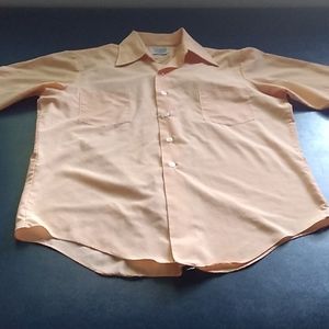VINTAGE coral button down